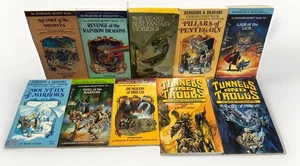Dungeons & Dragons Endless Quest Vintage Book Lot & Tunnels And Trolls Books - Picture 1 of 14