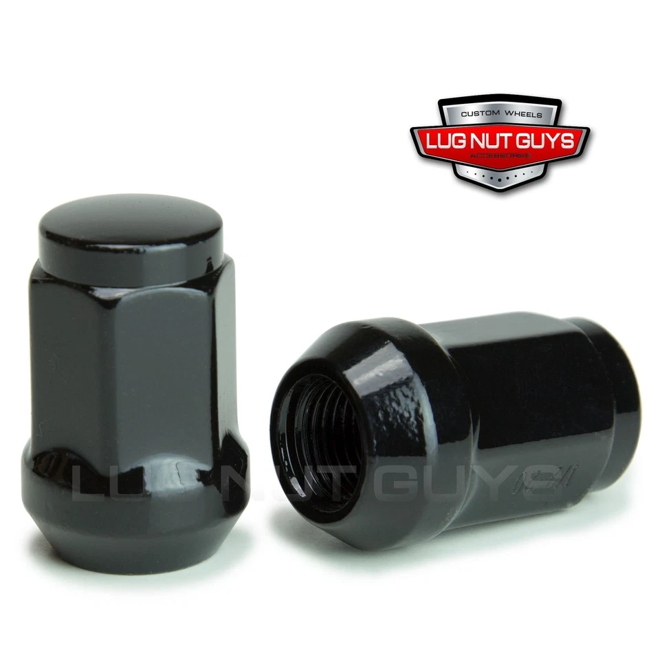 Tuercas de bellota abultadas negras 23 piezas 14x1,5 para ruedas de repuesto Jeep Wrangler JL Foto 1 de 1