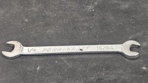 Powr-Kraft Double Open End Wrench 1/4" & 15/64" - Bild 1 von 4