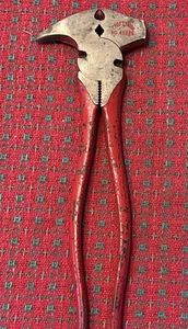Vintage Craftsman 10" Fencing Pliers 45225 Original Paint - Imagen 1 de 21