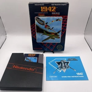 1942 Capcom NES Nintendo (1986) CIB Complete in Box Tested - Picture 1 of 11