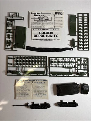(COMBO!) MPC # 6206 German Leopard Tank 1/76 & ROCO HO Tiger II 1/76 Scale Tank - Image 1 of 4