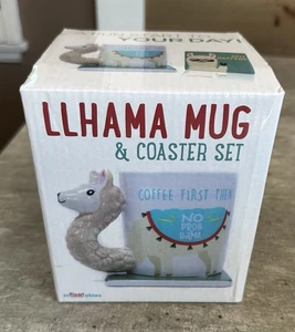 Llama Mug and Coaster Set - Picture 1 of 5