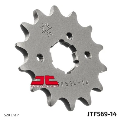 Pignone 14 denti per Yamaha YZ 250 2T anno 2000-2003 di JT-sprockets - Immagine 1 di 4