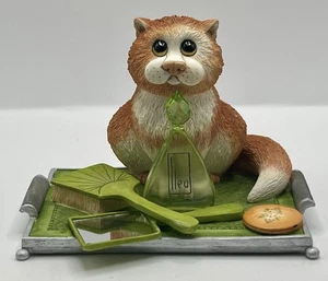 Comic and Curious Cats Linda Jane Smith "Perfume Bottle" A1898 Border 2003 - Picture 1 of 7