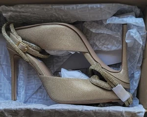 Steve Madden Women's Vienna Two-Piece Point Gold Pumps Size 7M - Picture 1 of 4