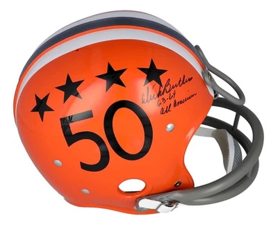 Dick Butkus Signed Illinois Full-Size RK Suspension Helmet INSCRIBED - (TriStar) - Image 1 of 4