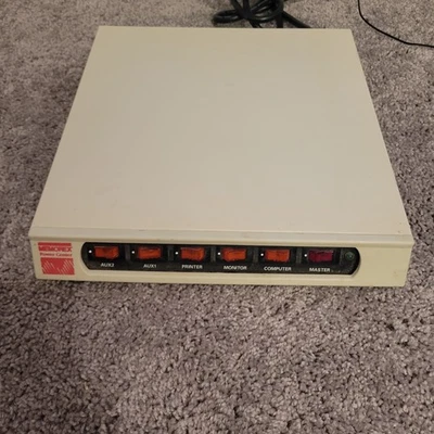 Memorex Power Center Surge Suppressor TVSS1449 PC-006-1 Vintage Computer - Image 1 of 4
