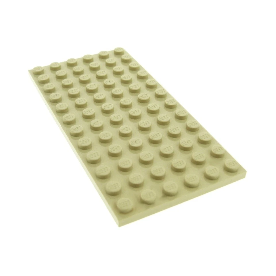 1x Lego Bau Platte 6x12 beige Basic Grundplatte Star Wars 10123 4188158 3028 - Bild 1 von 1