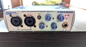 PreSonus Firebox 24Bit/96K FireWire Audio Recording Interface 4 In 4 Out S/PDIF - Picture 1 of 6
