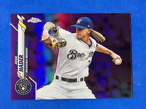 Josh Hader 2020 Topps Chrome #40 Purple Refractor #/299 - Picture 1 of 3