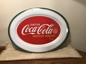 Coca-Cola Collectible Plastic Serving Platter ( 14 in ) - Picture 1 of 4