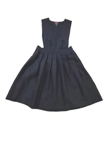 Frech Toast Girls V-neck Jumper School Uniform Dress Navy Blue Sz 12 - Picture 1 of 7