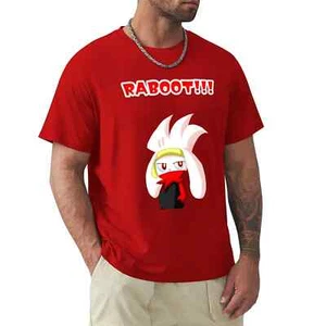 Raboot T-shirt summer tops aesthetic clothes mens white t shirts - Picture 1 of 2