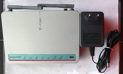 Für Sammler: T-Home Speedport W500V mit Original-Netzteil - Bild 1 von 2