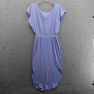 Nuevo con etiquetas Vestido Anthropologie Práctica Diaria Dobladillo Curvo Tejido XS Lila Púrpura Para Mujer Foto 1 de 4