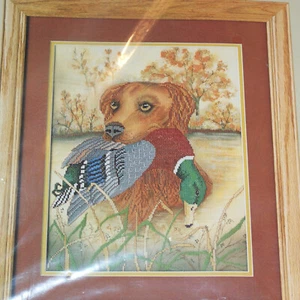 Golden Retriever Perro Contado Punto de Cruz Kit Candamar Designs 50242 Nuevo Sellado - Imagen 1 de 4