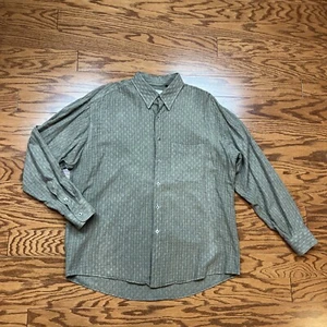 Gitman Bros  L/S Button Down Shirt Size L Brown Casual Textured Mobley & Sons - Picture 1 of 11