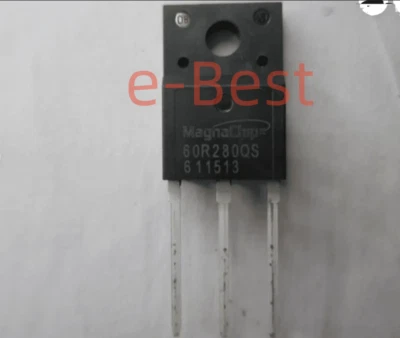 2pcs G0R280QS 6OR280QS 60R280QS MMF60R280QS MMF60R280QSTH TO220SF-3 Transistor - Image 1 of 4