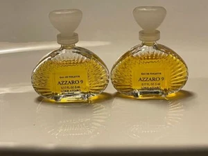Azzaro 9 by Loris Azzaro Perfume Women | 2 Miniatures | 5 ml | Vintage - Picture 1 of 3