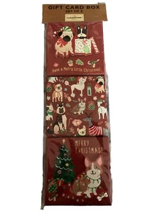 BOSTON TERRIER AND PUG 3 CHRISTMAS BOXES - Picture 1 of 5