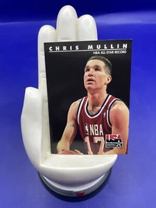 1992 SkyBox USA Basketball Card #61 Chris Mullin NBA ALL-STAR RECORD - Picture 1 of 7