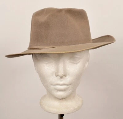 Men's VTG 1950s Grey Dobbs Fedora Hat Sz 7 50s - Image 1 of 4