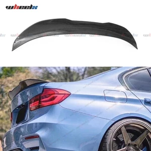 PSM Style For 12-18 Bmw F30 330i 335i F80 M3 Carbon Highkick Trunk Spoiler Wing - Picture 1 of 14