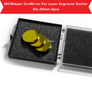 3 Stück CO2 Cu Spiegel CO2 Laser Kupferspiegel für Lasergravierer Dia 25mm - Bild 1 von 10