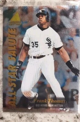 Frank Thomas 1995 Pinnacle Zenith Edition All-Star Salute #2 béisbol patio como nuevo Foto 1 de 2