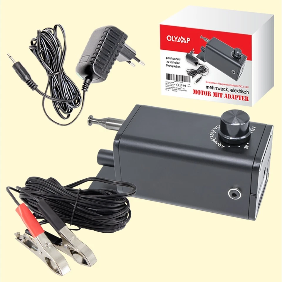 OLYMP Motor für Spießdreher Spiessaufsatz Mangal Grill Schaschlik Drehspieß ELEKTRO2