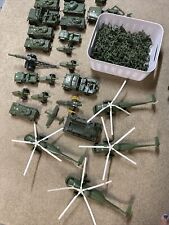 1970-1980 Vintage Plastic Army Soldiers/Trucks/Helicopte rs/Tanks Large Lot