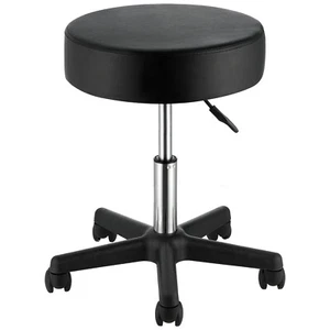 VEVOR Tabouret de Bureau Tabouret à Roulettes Pivotant en PU Hauteur Réglable - Imagen 1 de 12