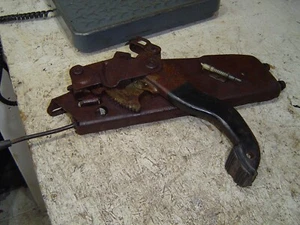 1967-1969 Chevy Camaro parking brake food pedal under dash assemble - Picture 1 of 4