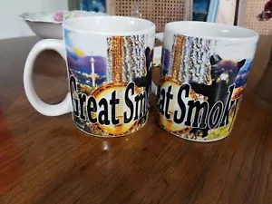 Great Smokey Mountains Coffee Souvenir Bears Banjos De Edición Grandes Tazas para beber - Imagen 1 de 7