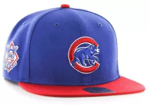 GORRA GORRA CHICAGO CUBS MLB PLANO BILL SEGURO SHOT '47 2 TONOS CAPITÁN SNAPBACK SOMBRERO NUEVO! - Imagen 1 de 3