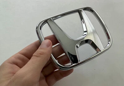 Chrome Front Grille Emblem Badge Logo for Honda Accord 2003 2004 2005 2006 2007 - Image 1 of 4