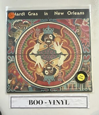 Mardi Gras In New Orleans V/A LP Mardi Gras Records 1977 Funk Soul Blues VG+ - Image 1 of 4