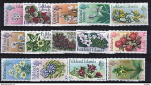 Falkland Islands 1968 set of stamps to celebrate Flowers in mounted mint - Picture 1 of 1
