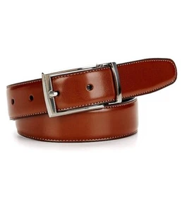 Class Club TAN Big Boys' Reversible Leather Belt, 32/34 - Picture 1 of 2