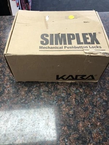 Kaba Simplex LD472 Light Duty Mechanical Button Lever Lock 2-3/4 (LOOK) - Picture 1 of 20