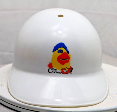 1969 San Diego CHICKEN Plastic Full Size Baseball Helmet MLB Souvenir Adjustrap Cover