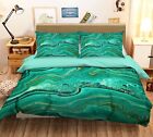 3D Green Pigment ZHUA3366 Bed Pillowcases Quilt Duvet Cover Set Queen King Zoe