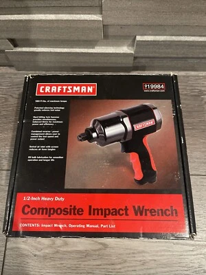 Craftsman Heavy Duty Composite 1/2'' Air Impact Wrench 919984 Model# 875.199840 - Image 1 of 4