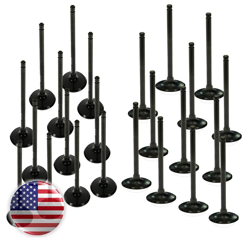 Intake Exhaust Valve For Ford Lincoln Explorer Transit 250 F-150 Flex MKX MKZ  - Image 1 of 4