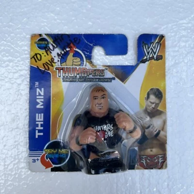 Figura de acción Wicked Cool Toys The Miz Wrestling Thumbpers 2014 serie 2 Foto 1 de 3