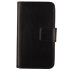 For Sony/HTC -Phone PU Leather Flip Case Book Style Wallet Protective Skin Cover