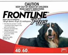 FRONTLINE Plus Flea and Tick Treatment for Dogs - 40-60Kg, 6-Pack