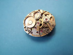 VINTAGE LADIES BULOVA WRIST WATCH MOVEMENT, CAL. 5AC, 17 JEWEL BALANCE ROTATES - Picture 1 of 11