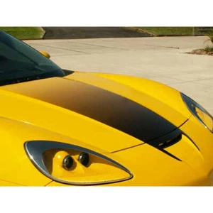 Gráfico de capó de vinilo negro para Chevy Corvette Z06 2007-2013 - Imagen 1 de 6